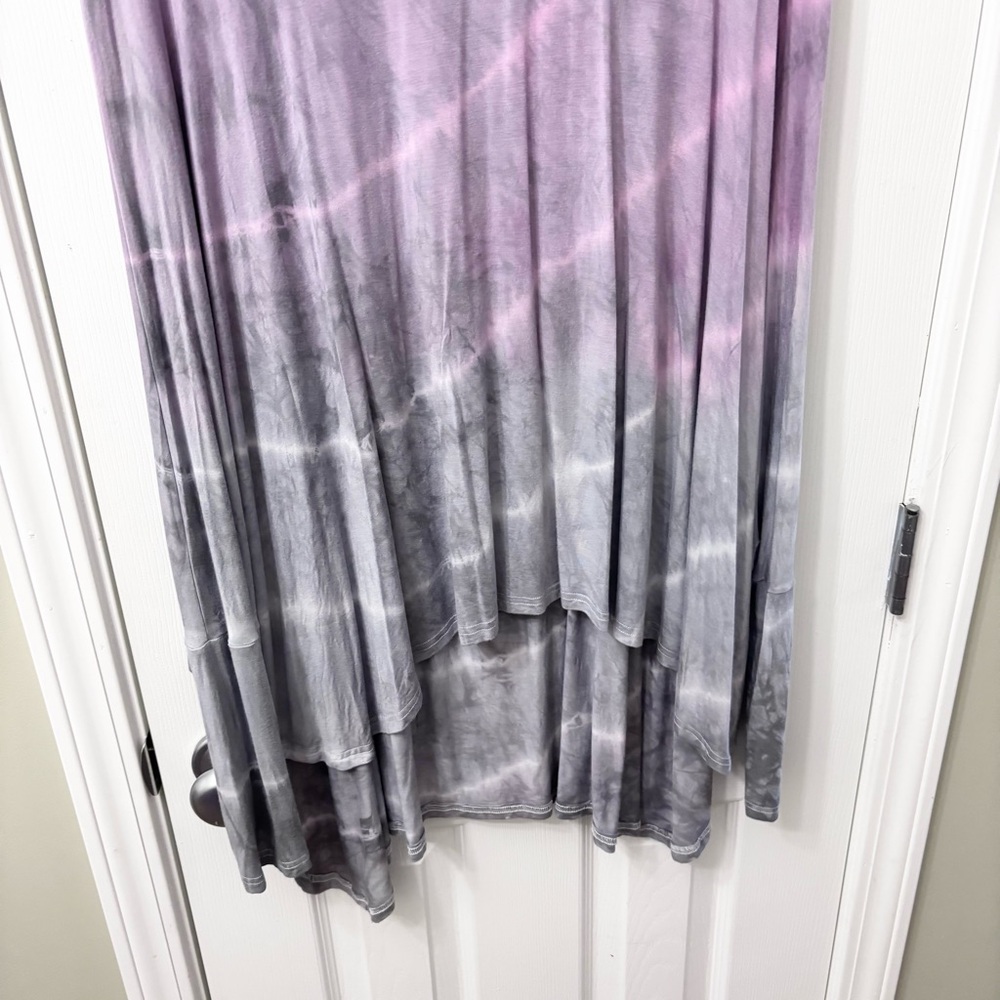 Gypsy Junkies x Free People Lavender Tie-Dye Oversized Tunic Womens One Size - Picture 3 of 9